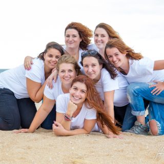 Enterrement de vie de jeune fille de Virginie, la photo de groupe