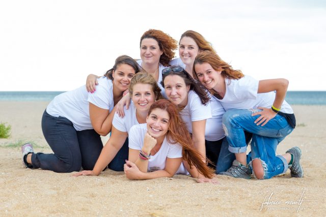 Enterrement de vie de jeune fille de Virginie, la photo de groupe