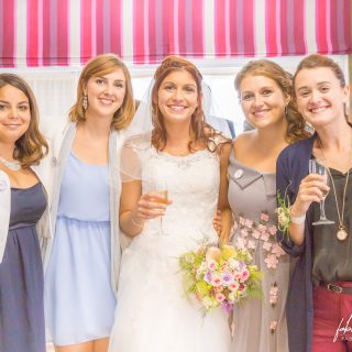 La mariée et ses amies