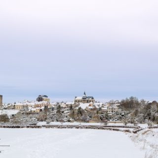 Photographie de paysage – Houdan sous la neige – Yvelines (78), Île-de-France