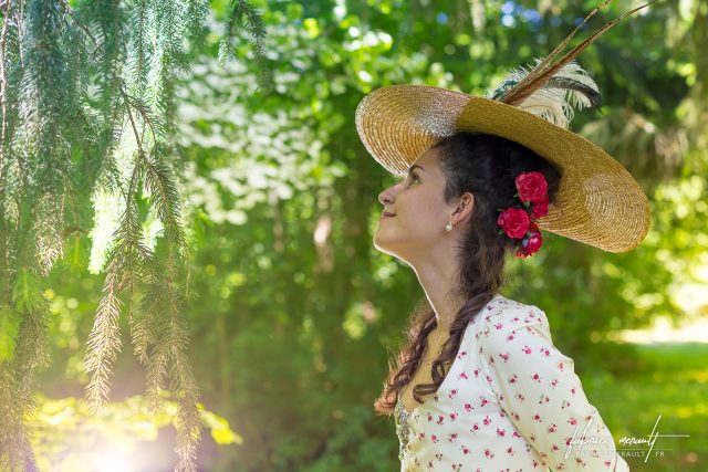 "Audrey" dans le parc du Château de Vaux-le-Vicomte