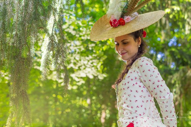 "Audrey" dans le parc du Château de Vaux-le-Vicomte