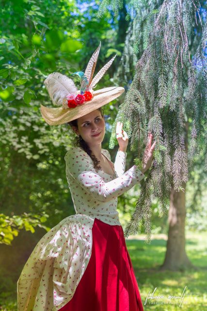 "Audrey" dans le parc du Château de Vaux-le-Vicomte