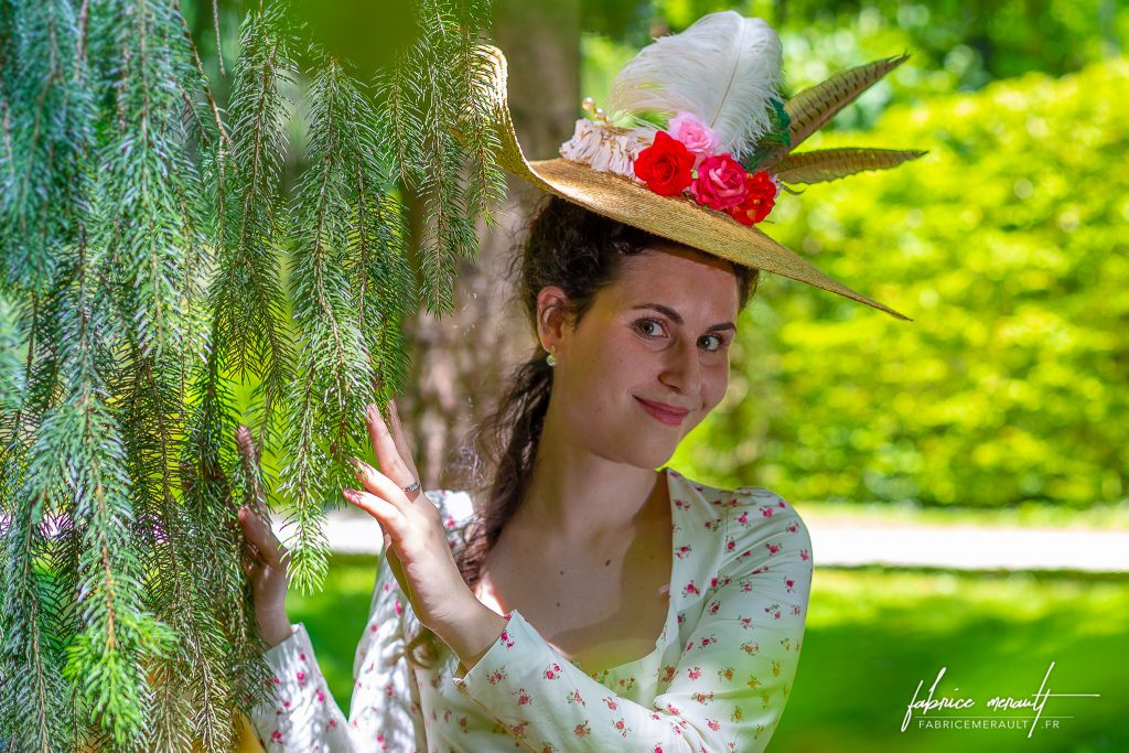 "Audrey" dans le parc du Château de Vaux-le-Vicomte