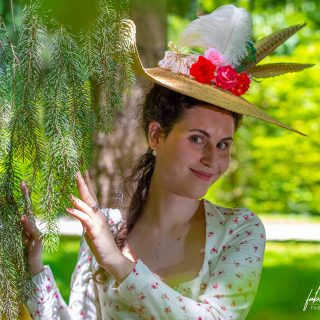 « Audrey » dans le parc du Château de Vaux-le-Vicomte