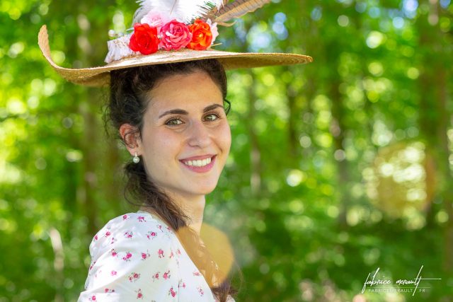 "Audrey" dans le parc du Château de Vaux-le-Vicomte