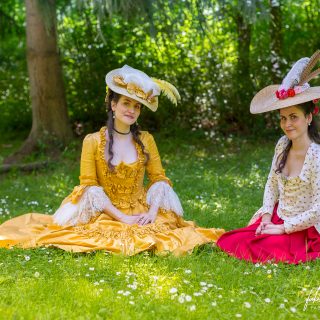 « Melly & Audrey » dans le parc du Château de Vaux-le-Vicomte