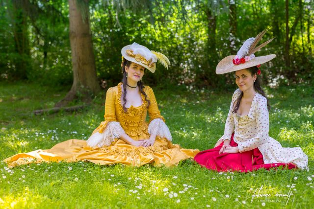 "Melly & Audrey" dans le parc du Château de Vaux-le-Vicomte