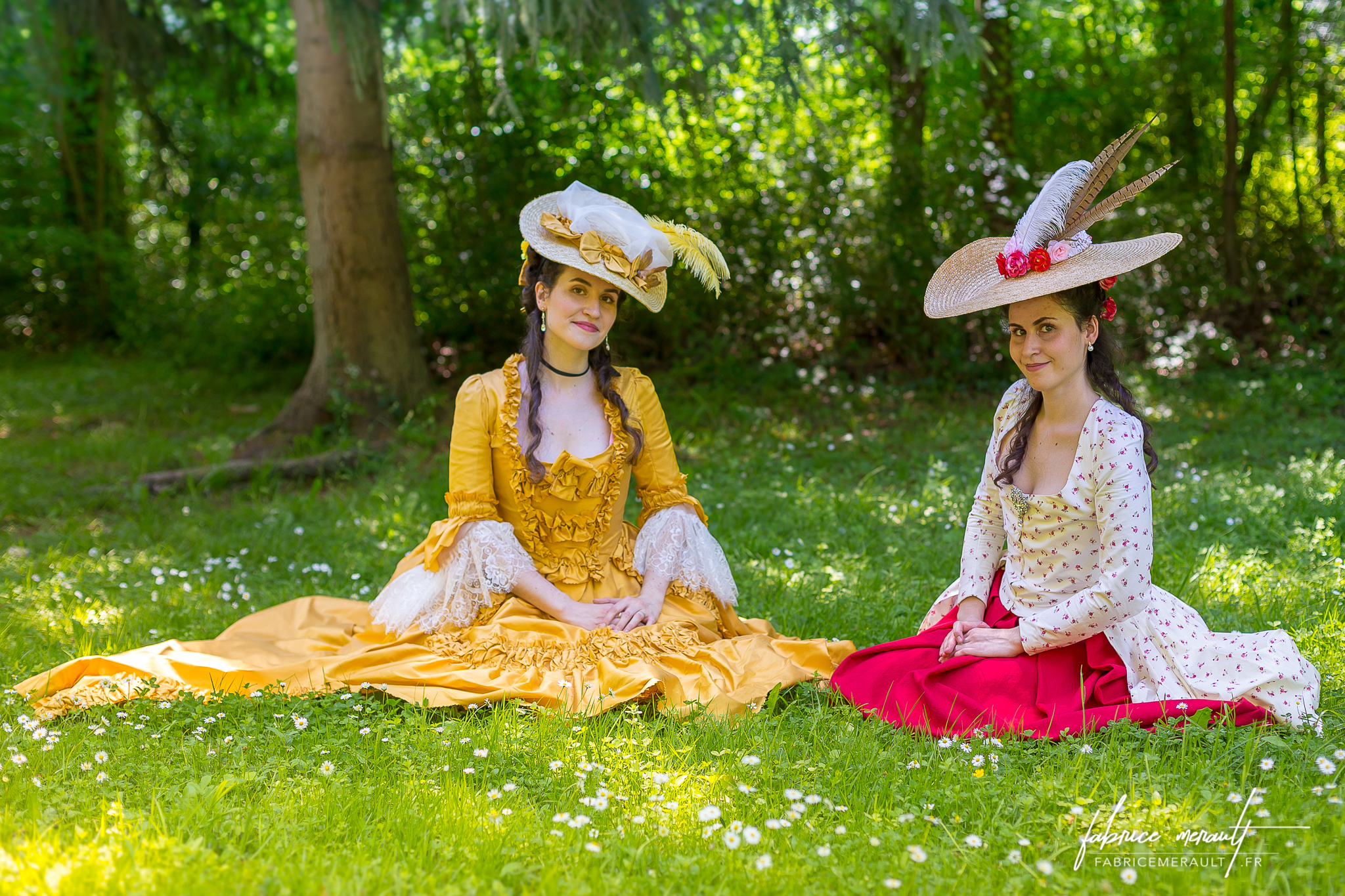 "Melly & Audrey" dans le parc du Château de Vaux-le-Vicomte