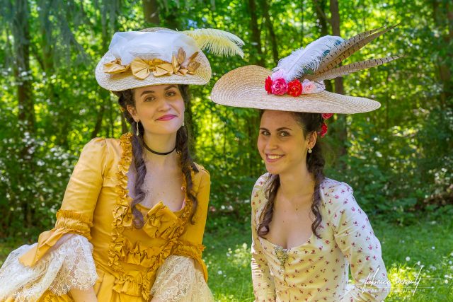 "Melly & Audrey" dans le parc du Château de Vaux-le-Vicomte